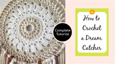 How To Crochet A Dream Catcher Wall Hanging Youtube