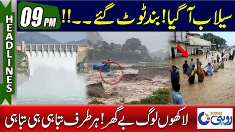 Flood Destruction In Punjab 9pm News Headlines L 31 Jul 2023 L Rohi