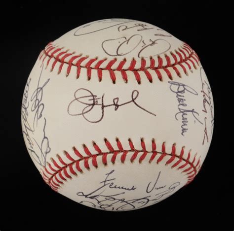 Nl All Star Onl Baseball Team Signed By With Tony Gwynn