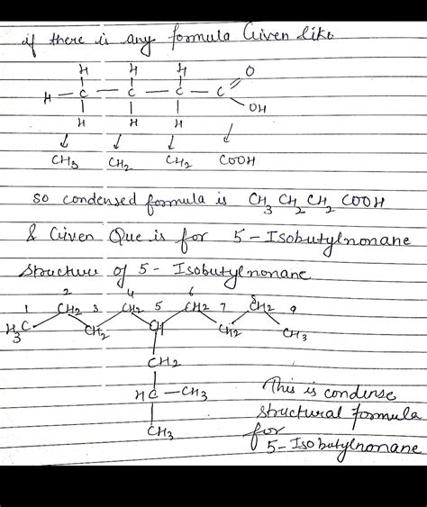 Solved Draw Condensed Structural Formulas For The Following Branched Alkanes A 5 Isobutylnonane