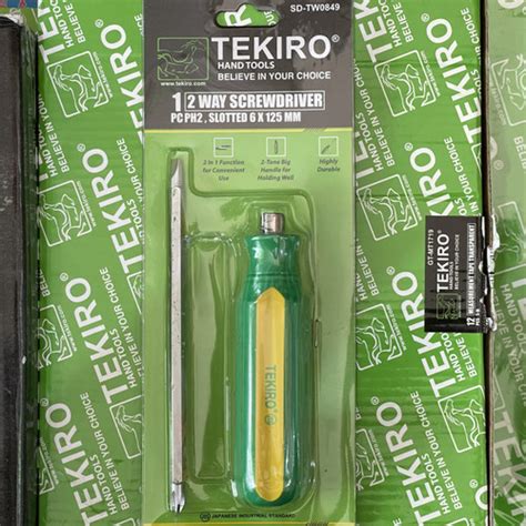 Jual Tekiro Obeng Bolak Balik Arah Two Way Screwdriver Ph X Mm