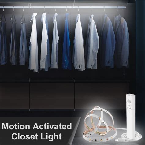 Motion Activated Closet Light, SMATIS Battery Operated Closet Light ...