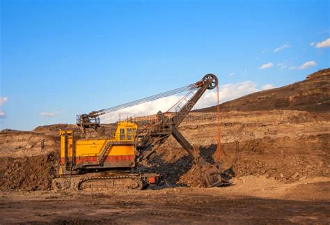 Coal Preparation Plant Big Mining Truck At Work Site Coal Trans Stock