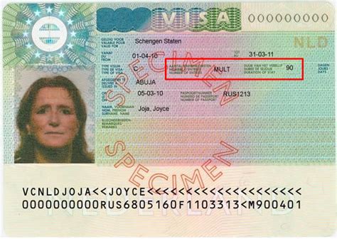 How To Read A Schengen Visa Sticker