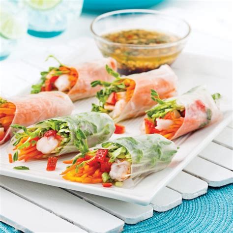 Rouleaux De Printemps Crevettes Et Mangue Les Recettes De Caty