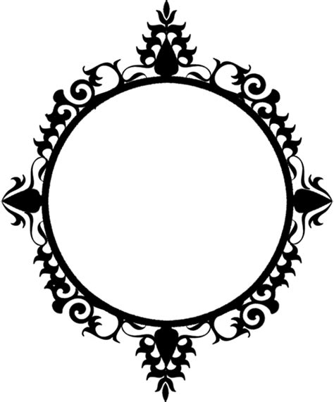 Black Circle Frame Png Pic