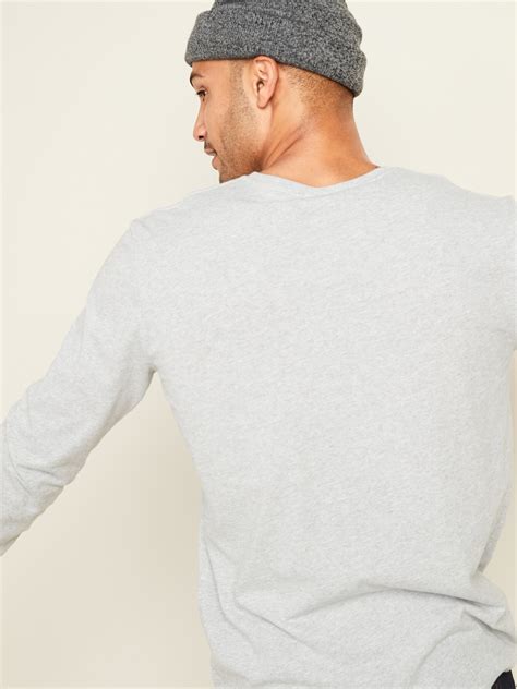 Soft Washed Crew Neck Long Sleeve Tee For Men Old Navy