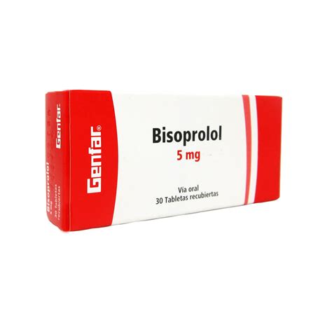 Bisoprolol Mg Genfar Bl Ster X Tabletas Droguer A Alameda Sur