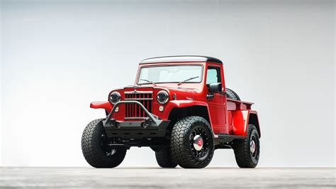 Willys Jeep Pickup With Jk Wrangler Chassis Rocks Supercharged V