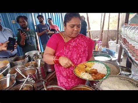 Famous Aunty Selling Unlimited Meals Rs Indian Street Food