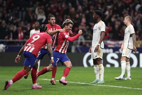 Atlético de Madrid vence na prorrogação e elimina o Real Madrid na Copa