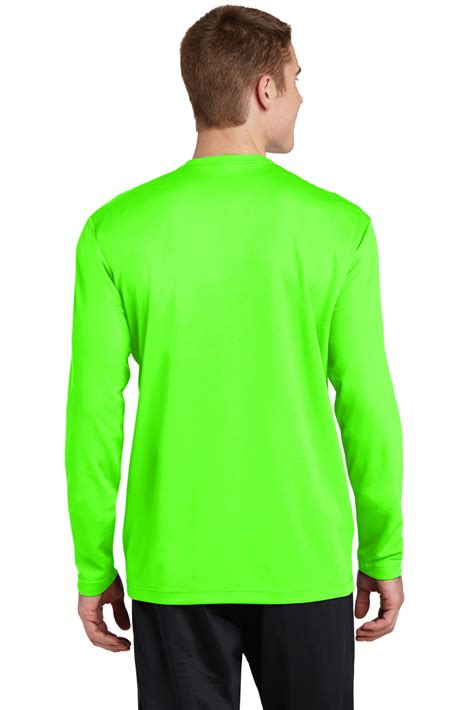 Sport Tek St340ls Posicharge ® Racermesh ® Long Sleeve Tee Shirtspace