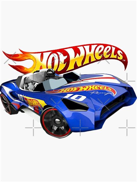 Hot Wheels Sticker For Sale By Top1clothes Redbubble