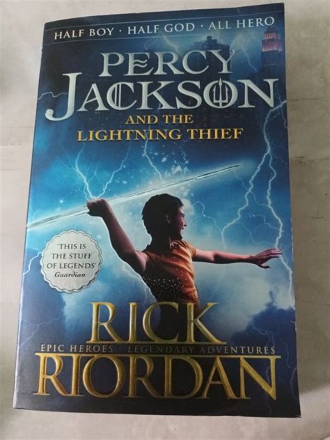 Percy Jackson And The Lightning Theif Book Hobbies And Toys Books