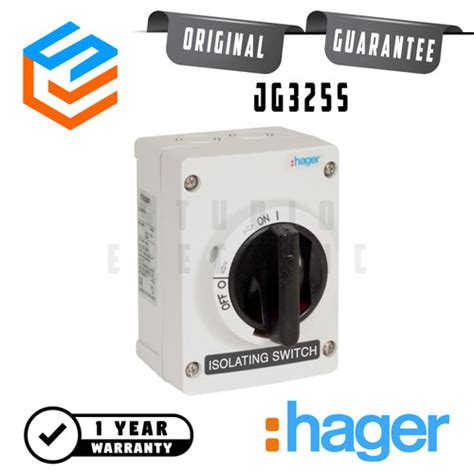 Jual Hager Jg325s Isolating Switch 3p 125a Isolator 3 Pole Netral