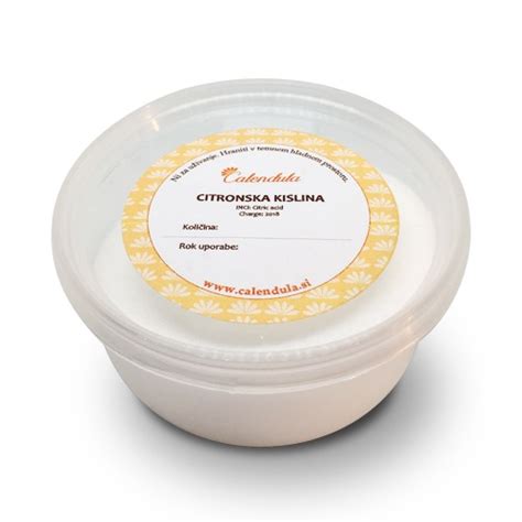 citronska kislina naravno uravnavanje ph  mehcanje vode