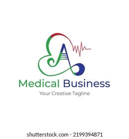 Creative Medical Business Logo Design Stock Vector (Royalty Free ...