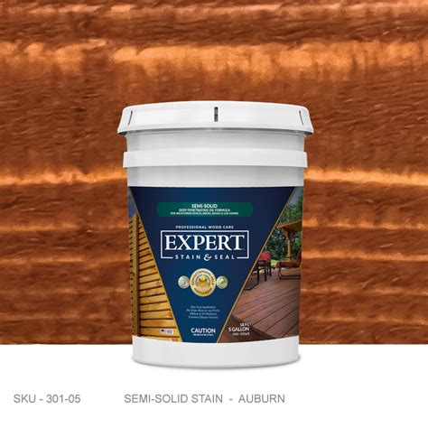 Expert Stain And Seal Semi Solid Wood Stain And Sealer