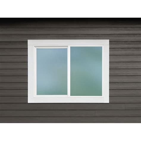 Pella 150 Series 35 1 2 In X 23 1 2 In X 1 5 16 In Jamb Left Operable Vinyl White Sliding Window