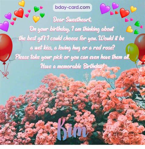 Birthday Images For Kim 💐 — Free Happy Bday Pictures And Photos Bday