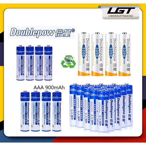 Lgt Doublepow Aa Aaa V Ni Mh Rechargeable Battery Mah Mah