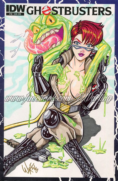 Post 1532066 Ghostbusters Janine Melnitz Slimer W Arting