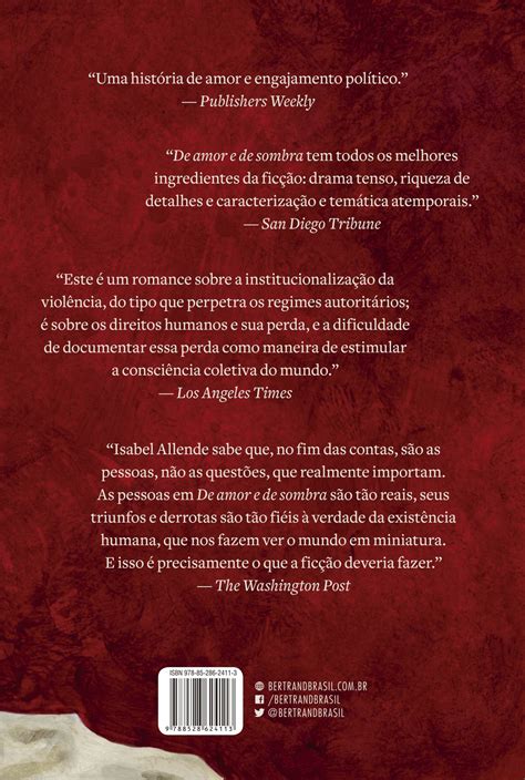 De amor e de sombra - Grupo Editorial Record