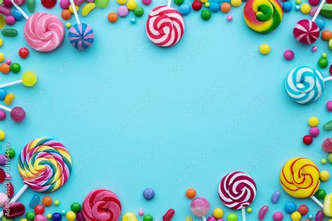 Candy background Stock Photo | Adobe Stock