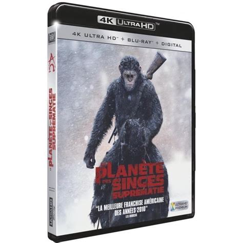 La Planete Des Singes Suprematie Blu Ray 4k Ultra Hd Blu Ray Copie