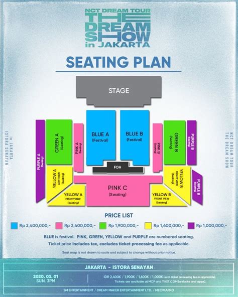 Harga Tiket Konser Nct Dream The Dream Show In Jakarta Dirilis Mulai