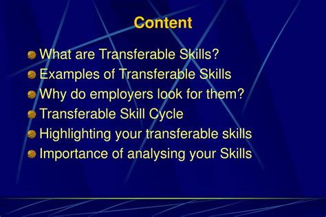 Ppt Transferable Skills Powerpoint Presentation Free Download Id 549661