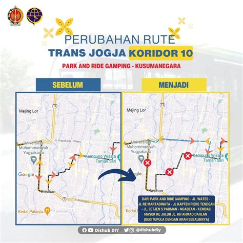 Perubahan Rute Trans Jogja Koridor 10 Mulai 1 Desember 2023 Cek Titik