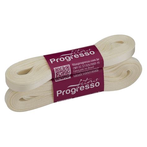 FITA CETIM SIMPLES CF001 7 MM COR 311 CHAMPAGNE PEÇA 10 METROS Produto