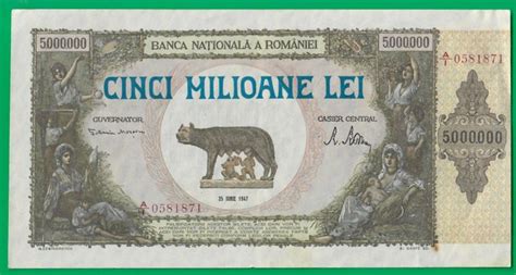 Romania 5 000 000 Leu 1947 Pick 61a Catawiki