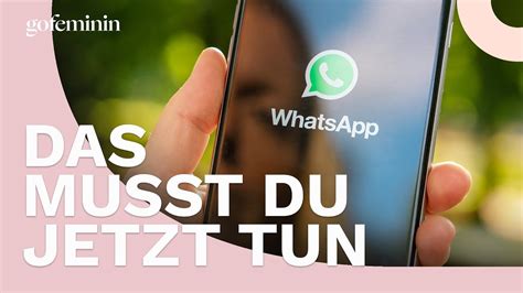 Whatsapp Nderung Ab April Das Musst Du Jetzt Tun Youtube