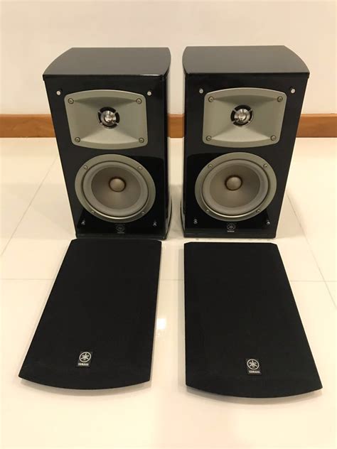 Yamaha Ns Bookshelf Home Theater Speakers Pair Audio Soundbars