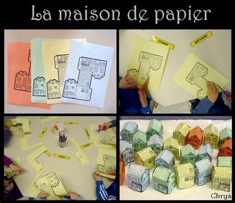 Le Journal De Chrys Mon Projet MAISON En Maternelle Projet Maison