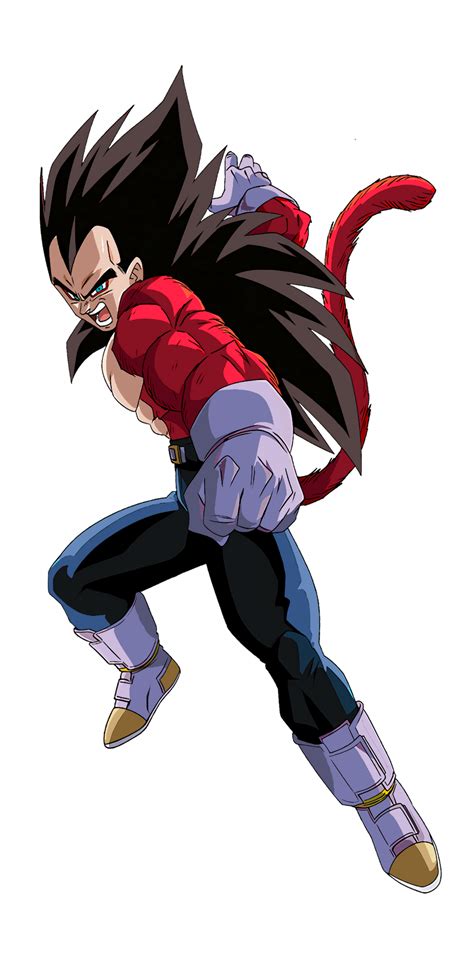 Super Saiyan 4 Vegeta Colour 1 By Robzap18 On Deviantart