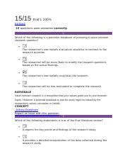 Milestone 1 Docx 15 15 That S 100 RETAKE 15 Questions Were Answered