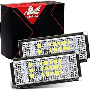 Winpower Error Free Led License Number Plate Light Assembly Cool White