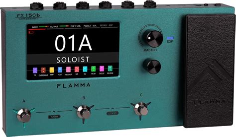 Flamma Fx Multi Effects Processor Battery Powered Electric Guitar