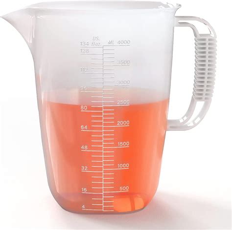 Whiterhino Gallon Measuring Pitcher Oz Large Plastic Measuring Cup