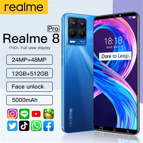 Real Me 8 Pro 5gphone 10 Core Screen Smart Phone Sale Mobiles Android