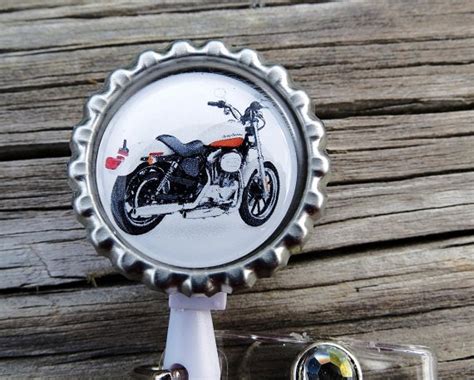 Items Similar To Retractable Id Badge Holder Harley Davidson