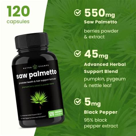 Saw Palmetto Suplemento Para La Salud De La Próstata [fuerza Adi