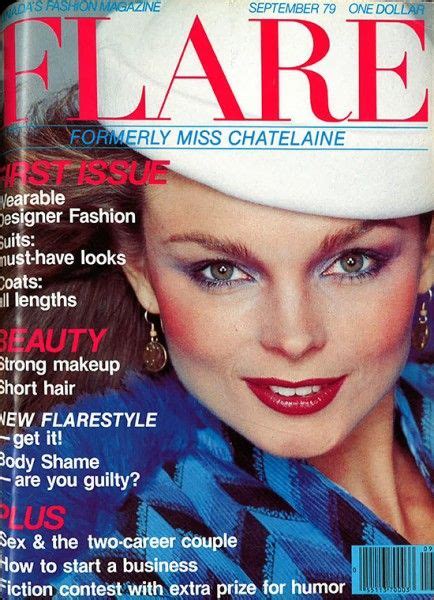 Flare Magazines First Cover Canadian Fashion History Flares