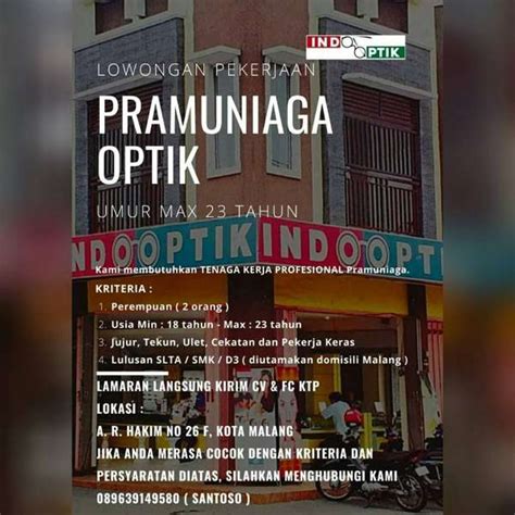 Lowongan Pramuniaga Malang Atmago