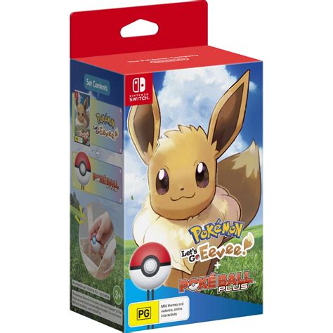 Pokemon Let S Go Eevee Pokeball Plus Bundle Nintendo Switch BIG W