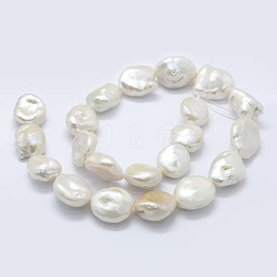 Wholesale Natural Baroque Pearl Keshi Pearl Beads Strands