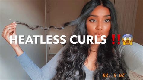 Heatless Curls Youtube